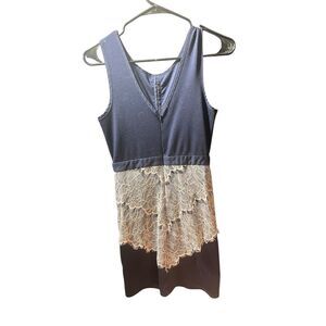 Maurices Women's M Blue Lace Sleeveless Short Dress Party Cocktail